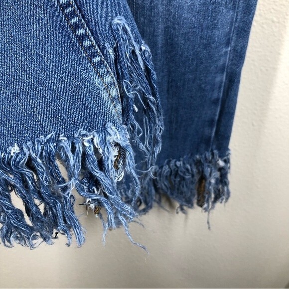 Free People We The Free Great Heights Frayed Skinny Jeans Size 26 - Picture 5 of 11